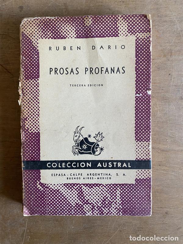 Libros de segunda mano: Prosas profanas - Dario ruben - Foto 1