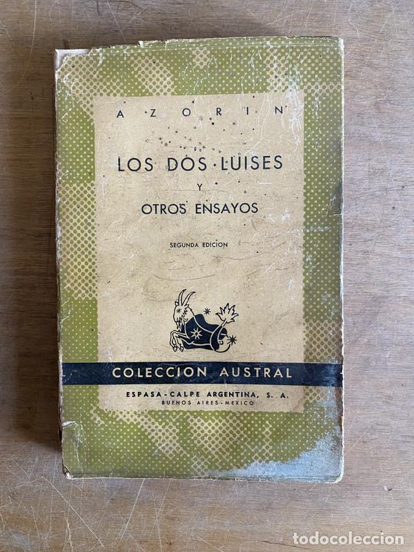 Libros de segunda mano: Los dos Luises y otros ensayos - Azorin - Foto 1