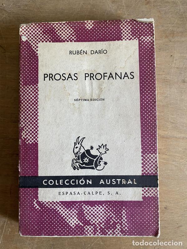 Libros de segunda mano: Prosas profanas - Dario ruben - Foto 1
