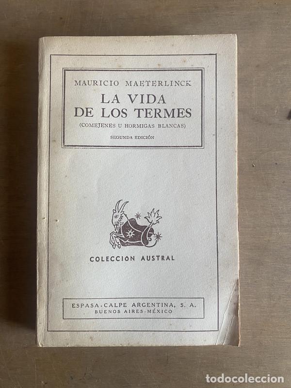 Libros de segunda mano: La vida de los termes - Maeterlinck Mauricio - Foto 1