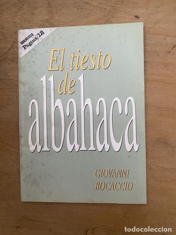 Libros de segunda mano: El tiesto de albahaca - Bocaccio Giovanni - Foto 1