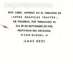 Libros de segunda mano: PERALADA CONDADO, VILLA , PALACIO **** MIGUEL GOLOBARDES VILA 1959 - Foto 8