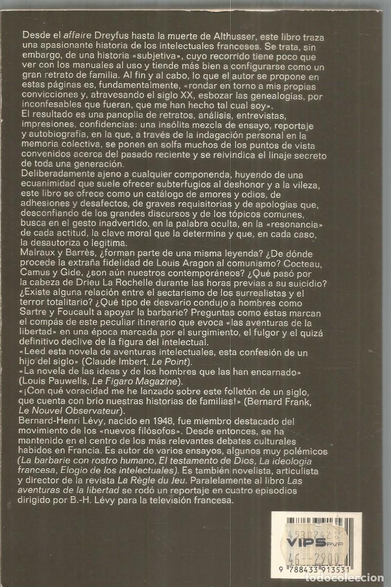 Libros de segunda mano: BERNARD-HENRI LEVY. ANAGRAMA. PRIMERA EDICION - Foto 2