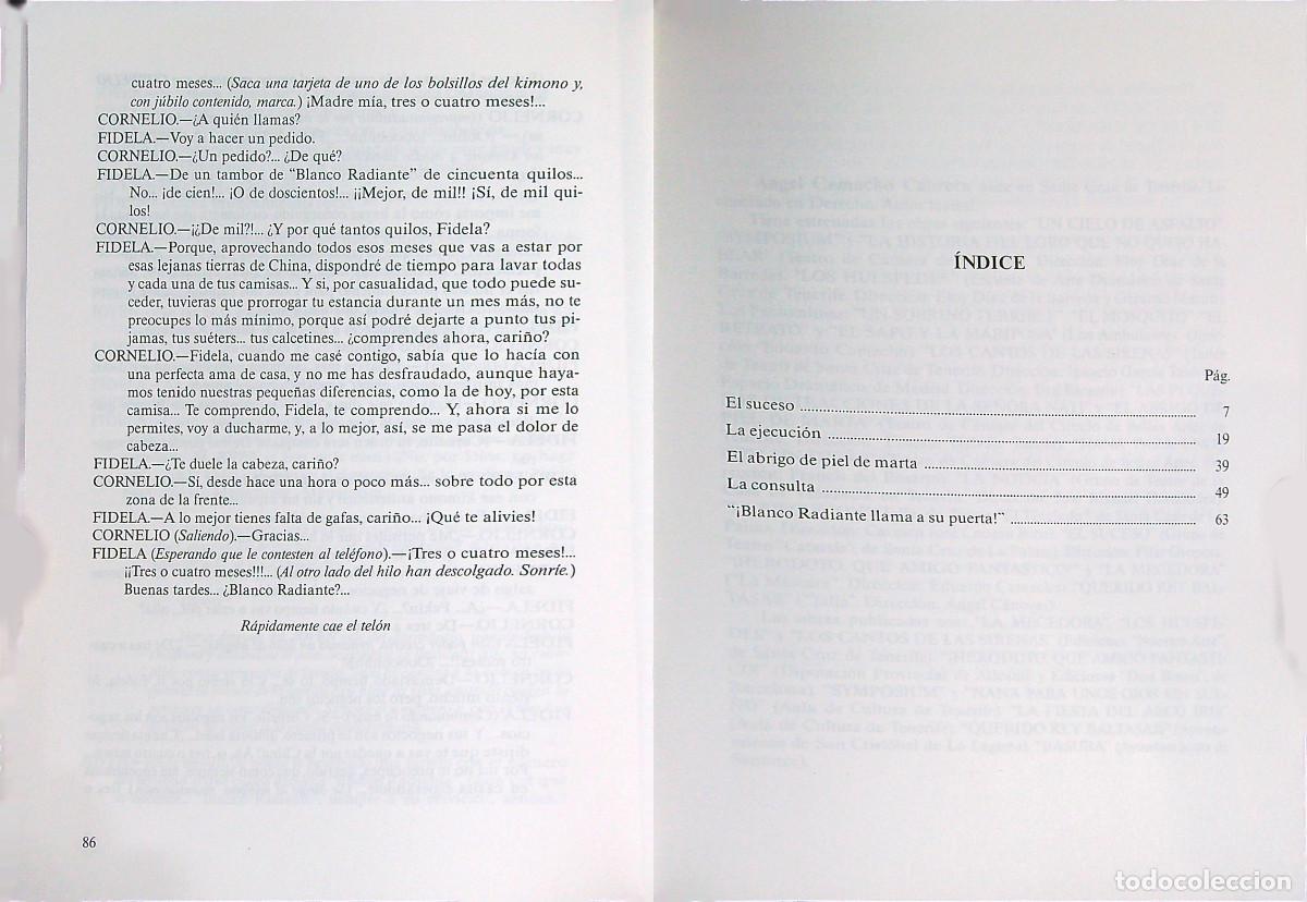 Libros de segunda mano: TEATRO BREVE - &Aacute;NGEL CAMACHO - 1992 - CANARIAS - Foto 2