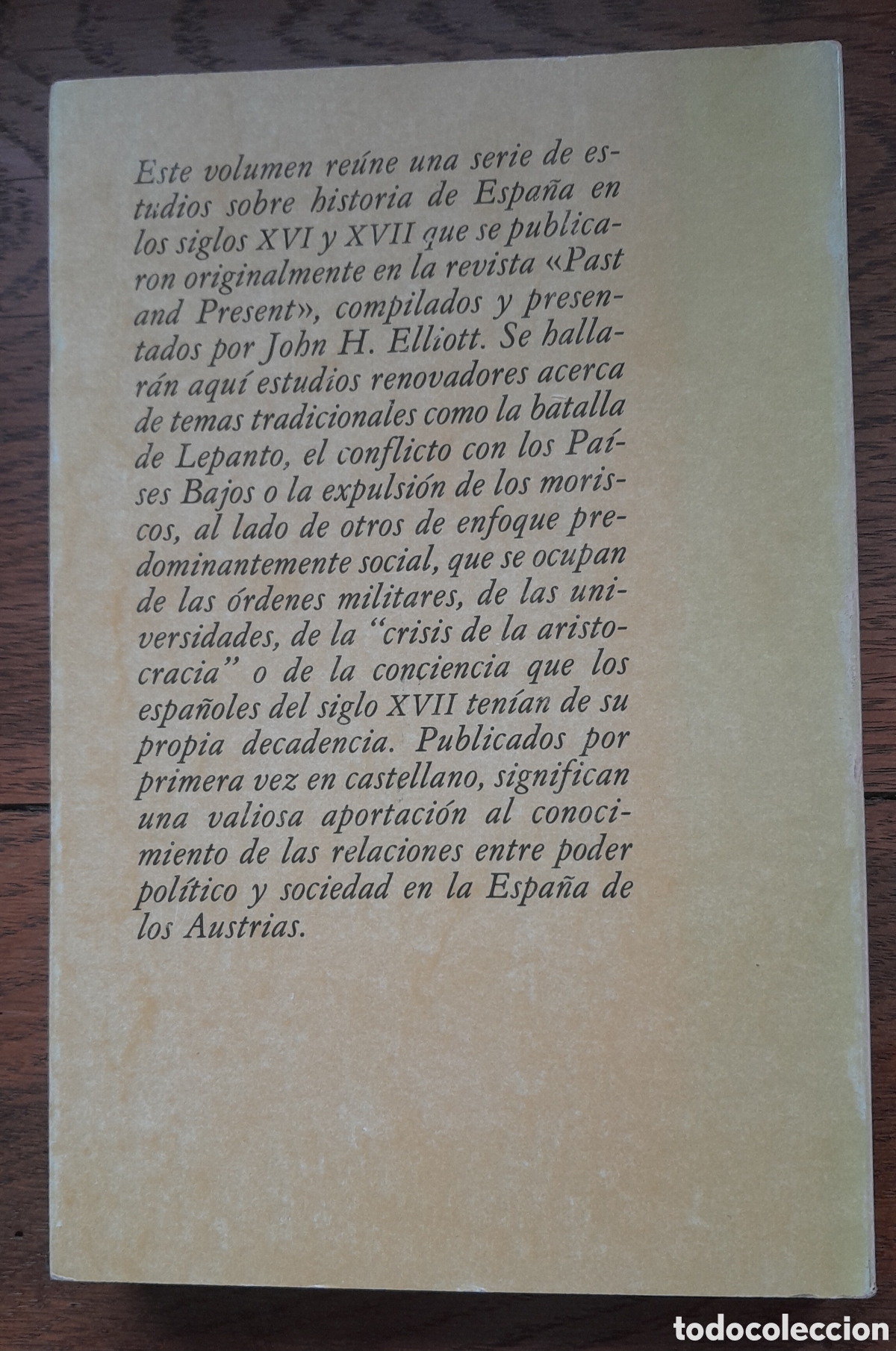 Libros de segunda mano: PODER Y SOCIEDAD EN LA ESPA&Ntilde;A DE LOS AUSTRIAS. J.H.ELLIOTT. CRITICA - Foto 2
