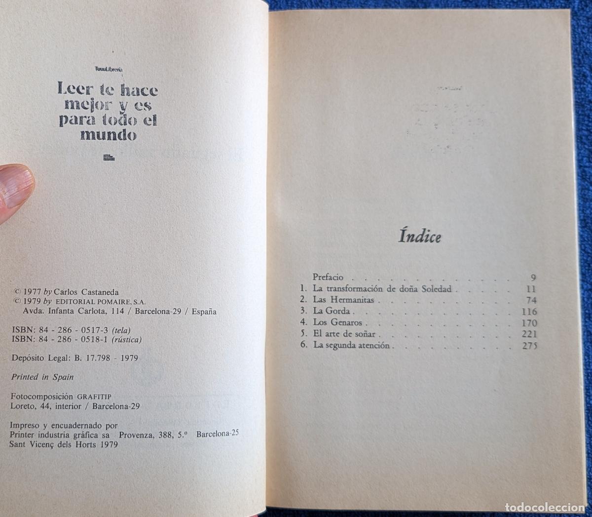 Libros de segunda mano: El segundo anillo de poder - Carlos Castaneda - Editorial Pomaire (1977) - Foto 4