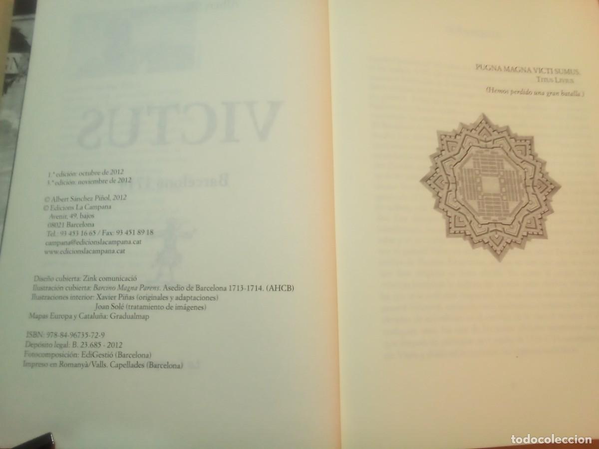 Libros de segunda mano: VICTUS. BARCELONA 1714. - Foto 4