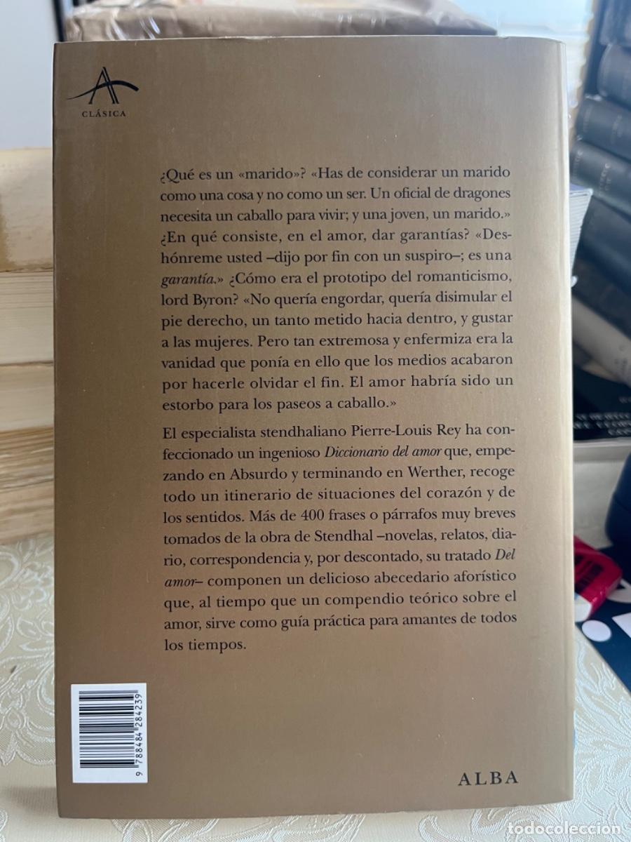 Libros de segunda mano: Stendhal.- Diccionario del amor - Foto 2