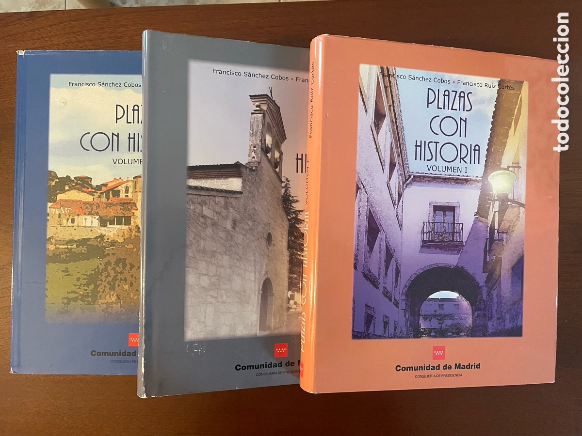 Libros de segunda mano: Plazas con Historia 3 tomos Madrid - Foto 1