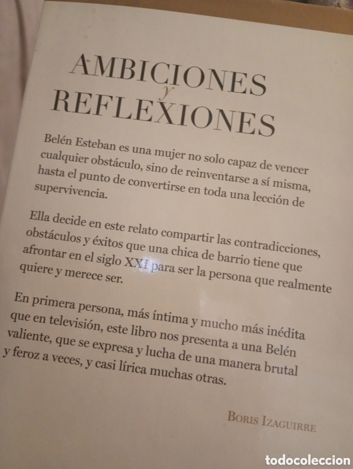 Libros de segunda mano: AMBICIONES Y REFLEXIONES BEL&Eacute;N ESTEBAN - Foto 2