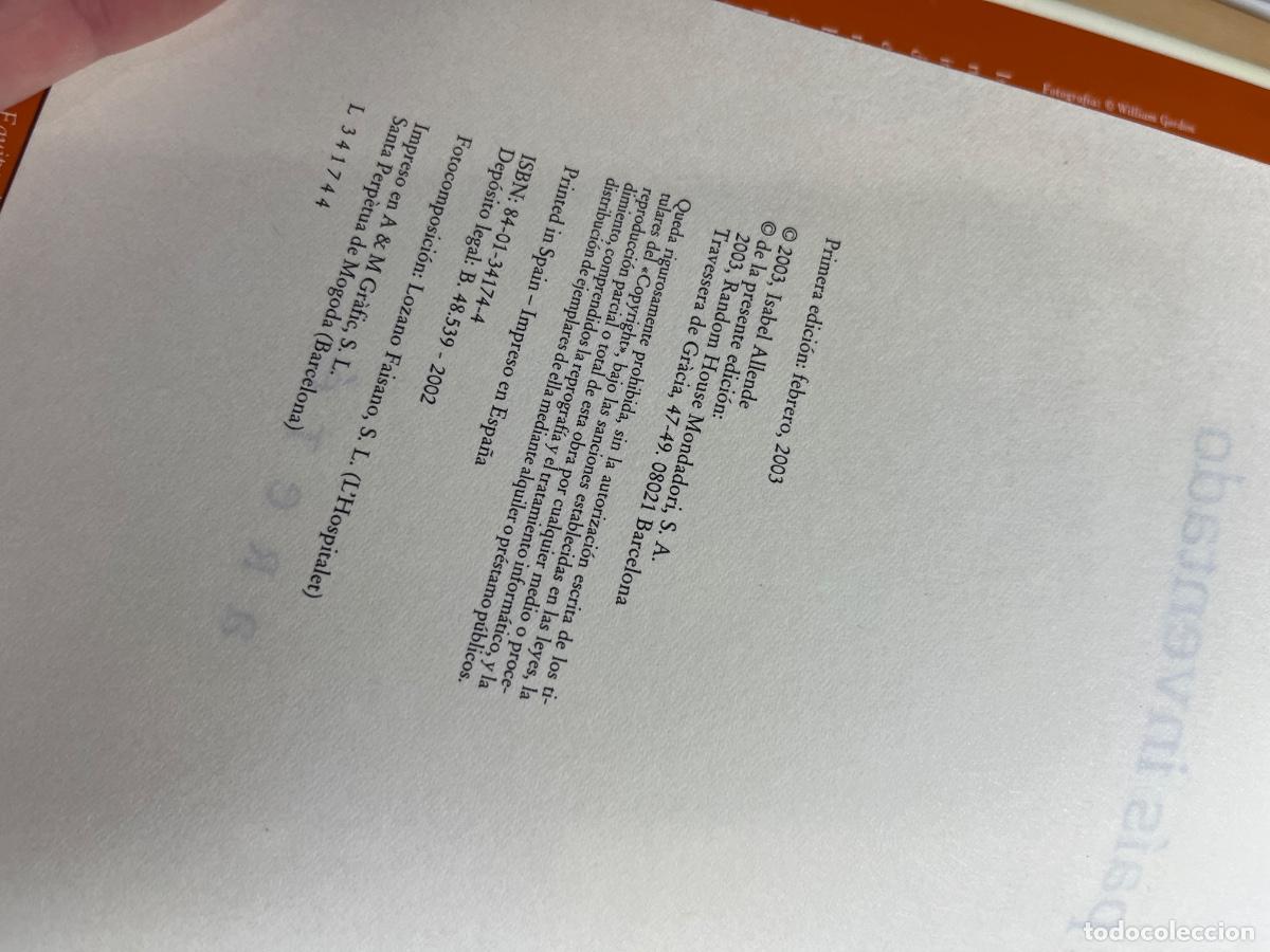 Libros de segunda mano: Libro Mi pa&iacute;s Inventado | Isabel Allende | 2003 - Foto 3