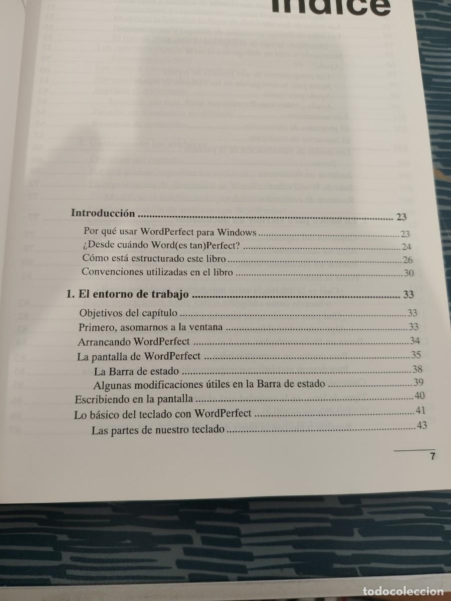 Libros de segunda mano: MANUAL FUNDAMENTAL,WORDPERFECT 6.0a PARA WINDOWS,LEER. - Foto 3