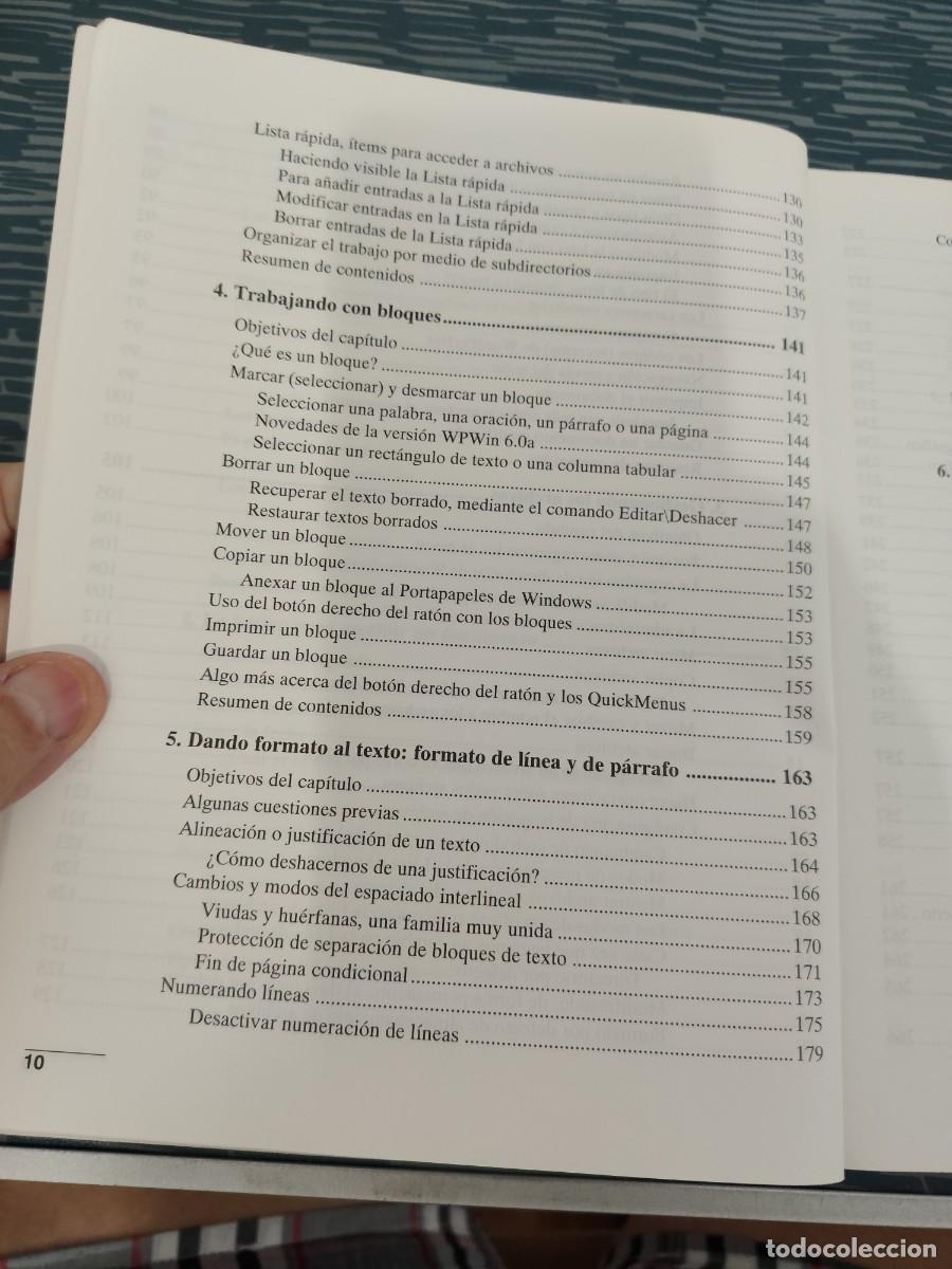 Libros de segunda mano: MANUAL FUNDAMENTAL,WORDPERFECT 6.0a PARA WINDOWS,LEER. - Foto 6