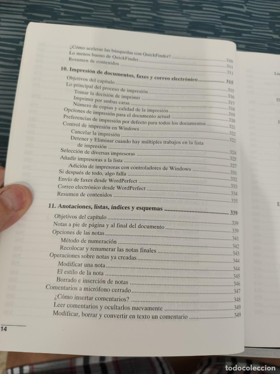 Libros de segunda mano: MANUAL FUNDAMENTAL,WORDPERFECT 6.0a PARA WINDOWS,LEER. - Foto 10