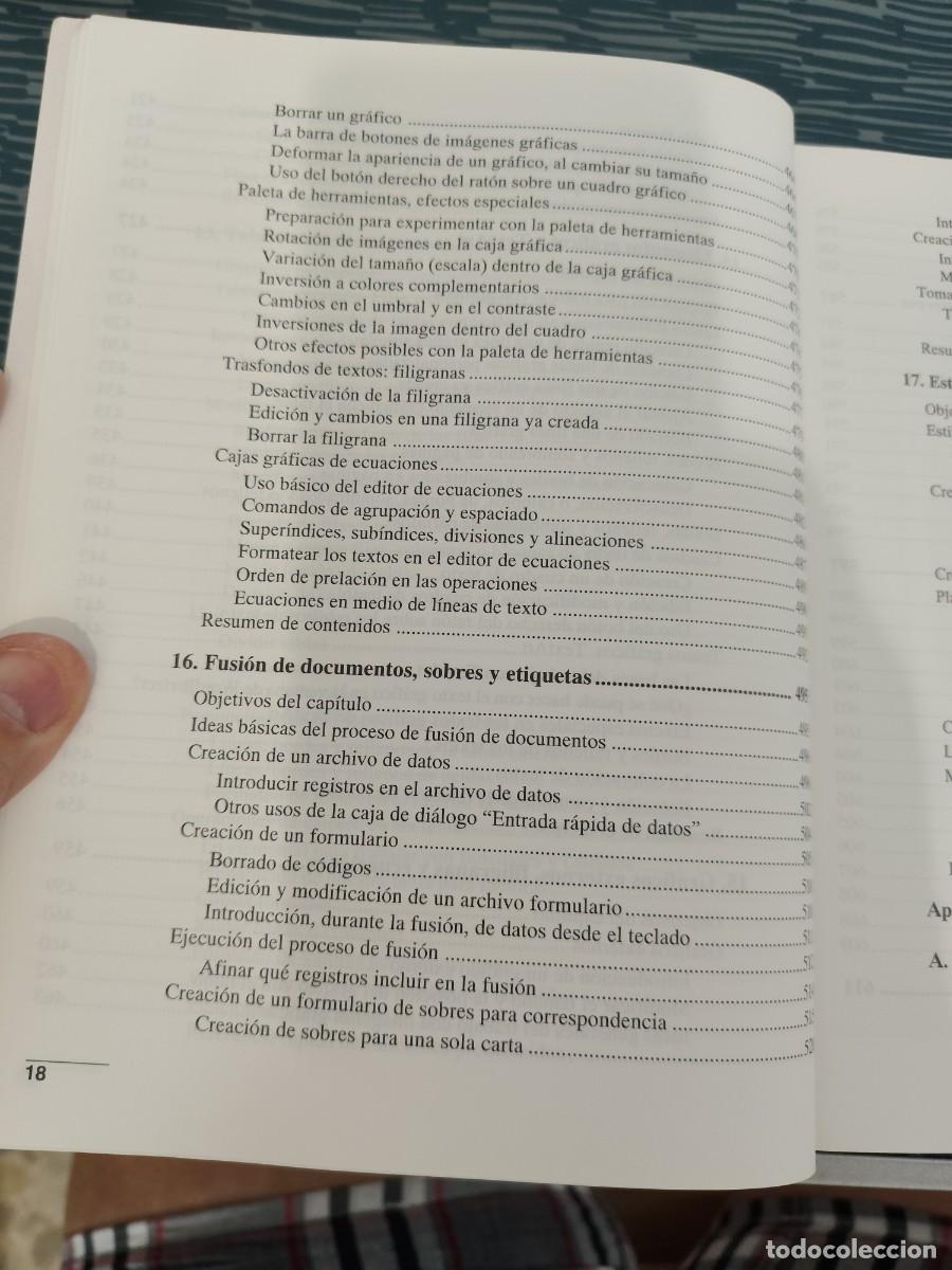 Libros de segunda mano: MANUAL FUNDAMENTAL,WORDPERFECT 6.0a PARA WINDOWS,LEER. - Foto 14