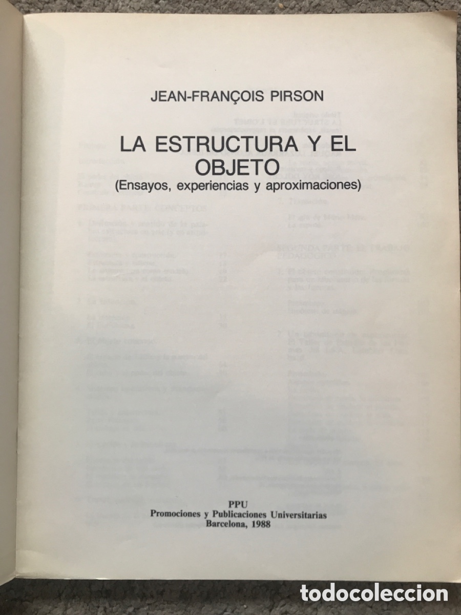 Libros de segunda mano: Estructura y objeto / J.F. Pirson - Foto 4