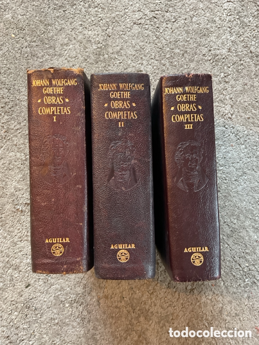 Libros de segunda mano: Obras completas Goethe / Aguilar 1950-58 - Foto 2