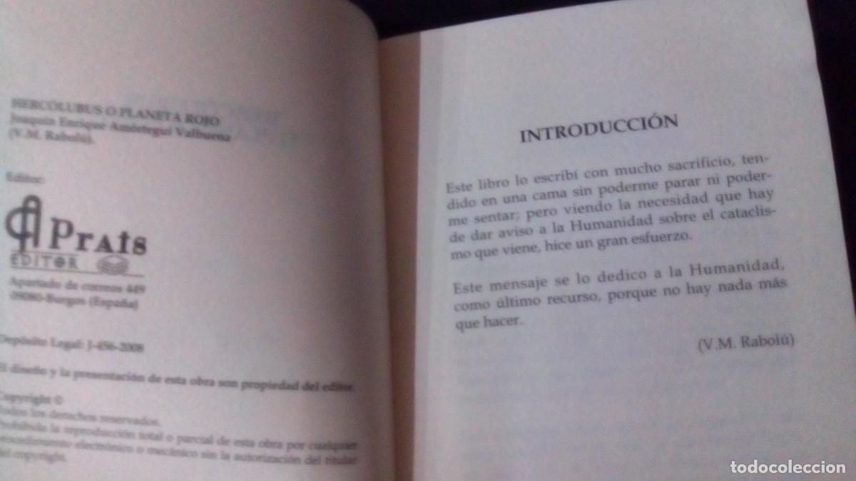 Libros de segunda mano: Herc&oacute;lubus o Planeta Rojo - V. M. Rabol&uacute; - Foto 3