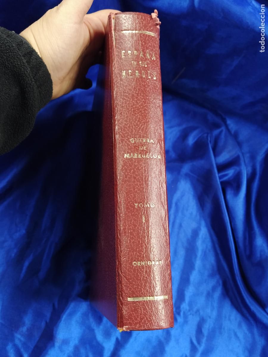 Libros de segunda mano: Espa&ntilde;a en sus heroes Guerra de Marruecos, Tomo I. Editor Crnigraf.