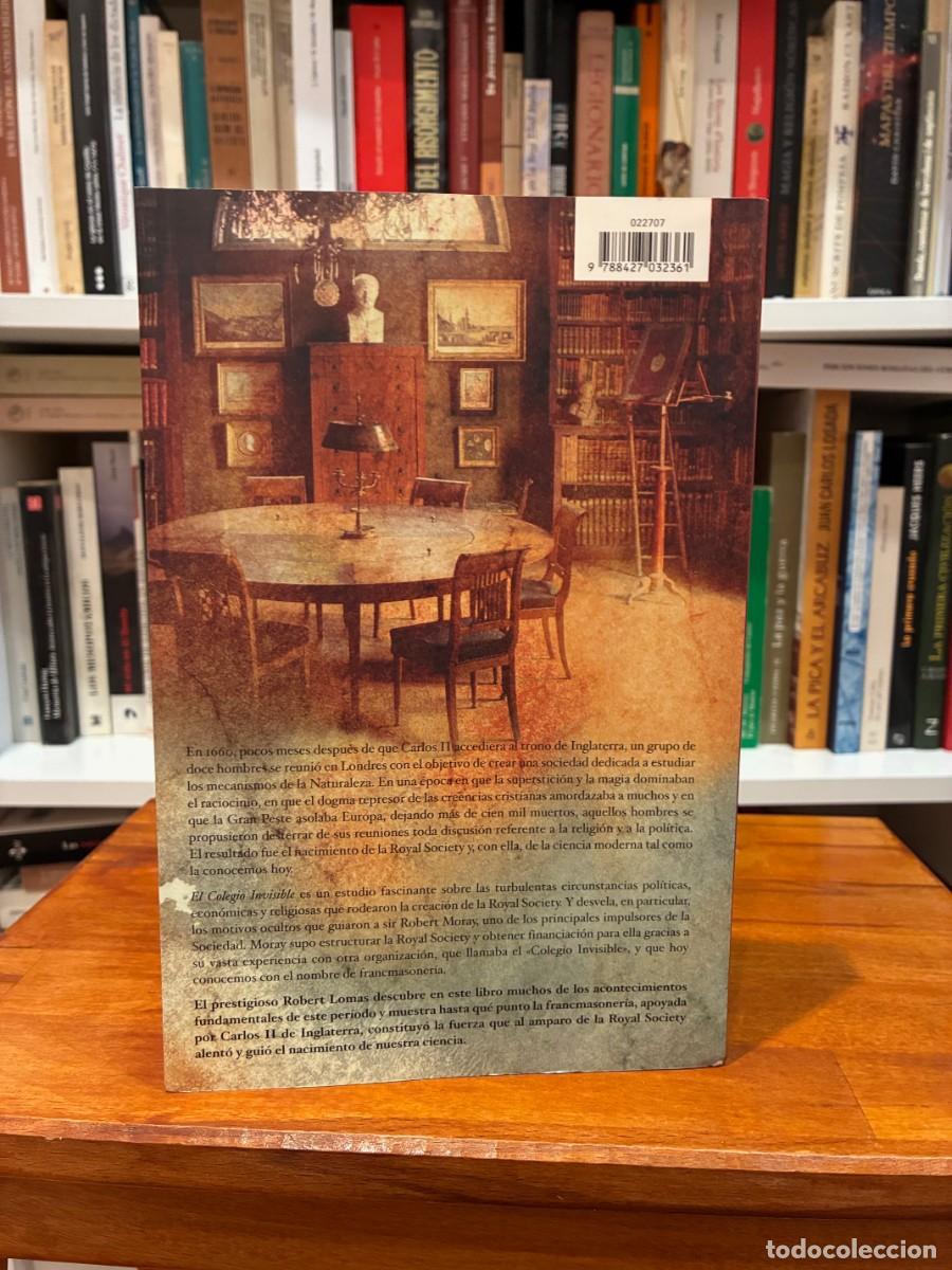 Libros de segunda mano: El colegio invisible. Robert Lomas. Mr. ediciones. Agotado. - Foto 2