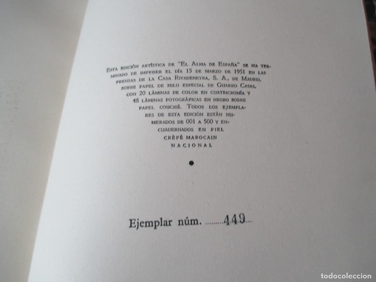 Libros de segunda mano: VV.AA. (Pr&oacute;logo de Mara&ntilde;&oacute;n) El alma de Espa&ntilde;a W39231 - Foto 8
