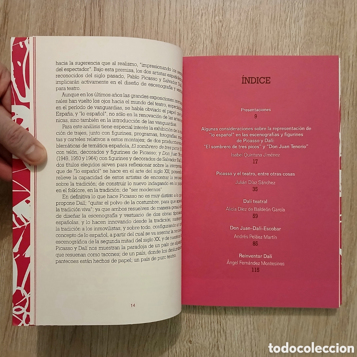 Libros de segunda mano: Cat&aacute;logo PICASSO Y DAL&Iacute; EN EL TEATRO - Foto 6