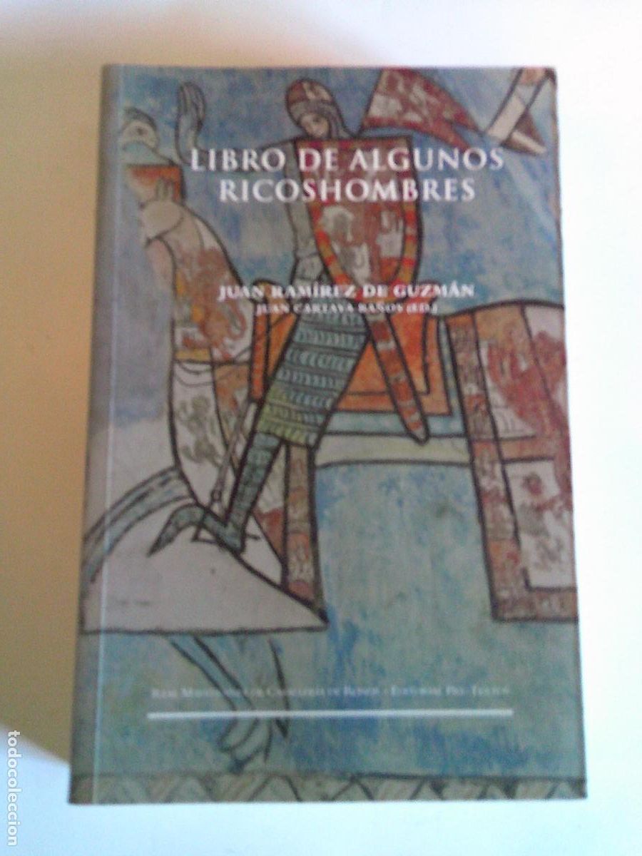 Libros de segunda mano: Libro de algunos ricoshombres juan ramirez de Guzm&aacute;n - Foto 1