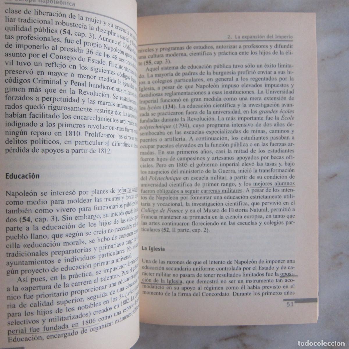 Libros de segunda mano: LA EUROPA NAPOLE&Oacute;NICA - D. G. WRIGHT (ALIANZA) HISTORIA - Foto 8