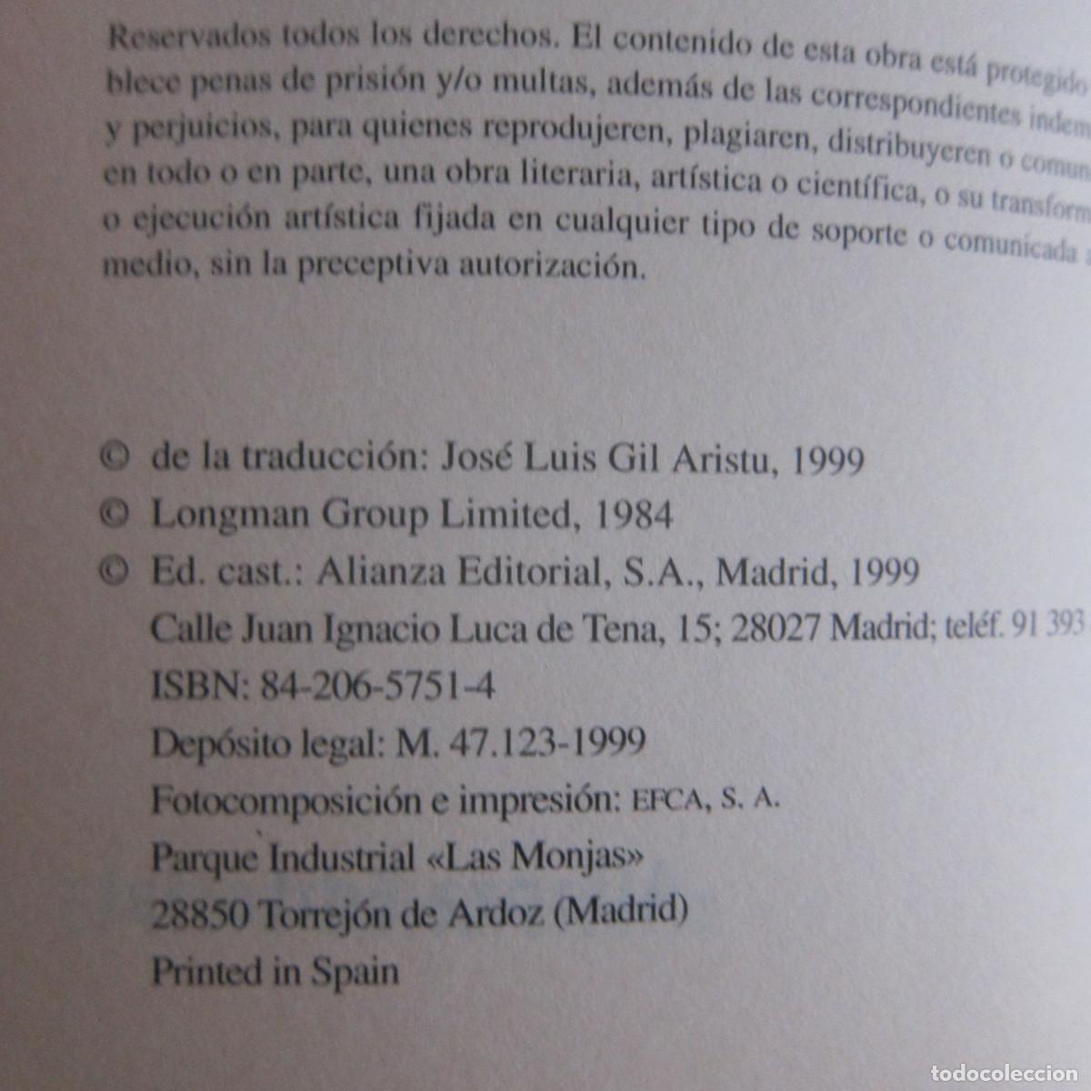 Libros de segunda mano: LA EUROPA NAPOLE&Oacute;NICA - D. G. WRIGHT (ALIANZA) HISTORIA - Foto 10