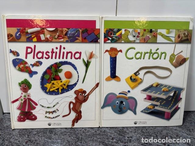 Libros de segunda mano: PLASTILINA Y CARTON. DOS TOMOS . CIRCULO DE LECTORES. PARRAMON EDICIONES, 2000 - Foto 1