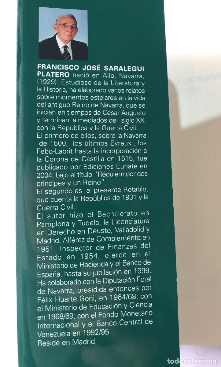 Libros de segunda mano: RETABLO DE NAVARRA 1936 / FRANCISCO JOS&Eacute; SARALEGUI / ED. EUNATE 2006 / SIN USAR - Foto 2