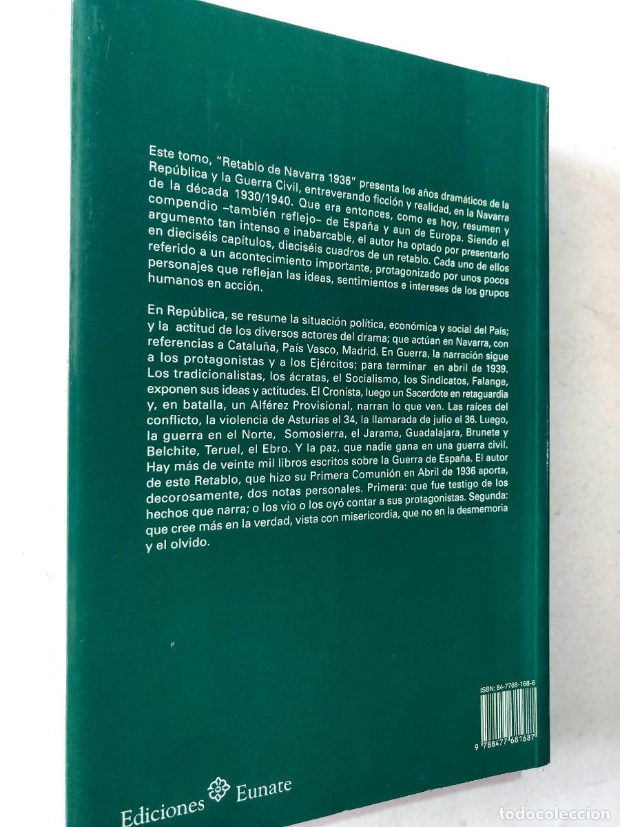 Libros de segunda mano: RETABLO DE NAVARRA 1936 / FRANCISCO JOS&Eacute; SARALEGUI / ED. EUNATE 2006 / SIN USAR - Foto 3
