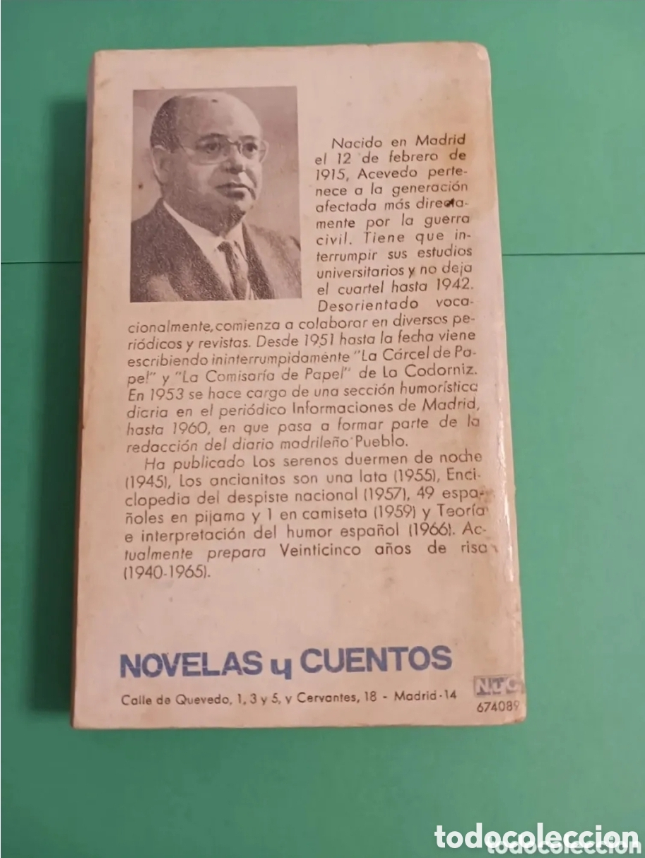 Libros de segunda mano: EL DESPISTE NACIONAL. Evaristo Acebo. - Foto 4