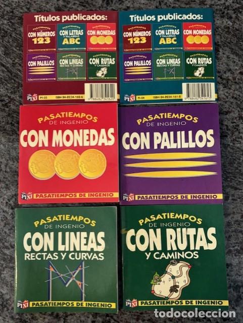 Libros de segunda mano: PASATIEMPOS DE INGENIO. COLECCION PIXI. COMPLETA . EDICIONES IMPULS , 1994 - Foto 2