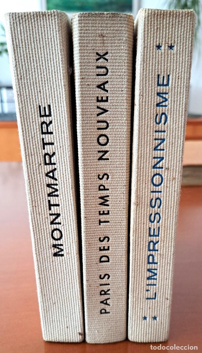 Libros de segunda mano: EDITORIAL SKIRA: L'IMPRESSIONNISME - PARIS DES TEMPS NOUVEAUX - MONTMATRE - 1955-56-57 SIN USAR