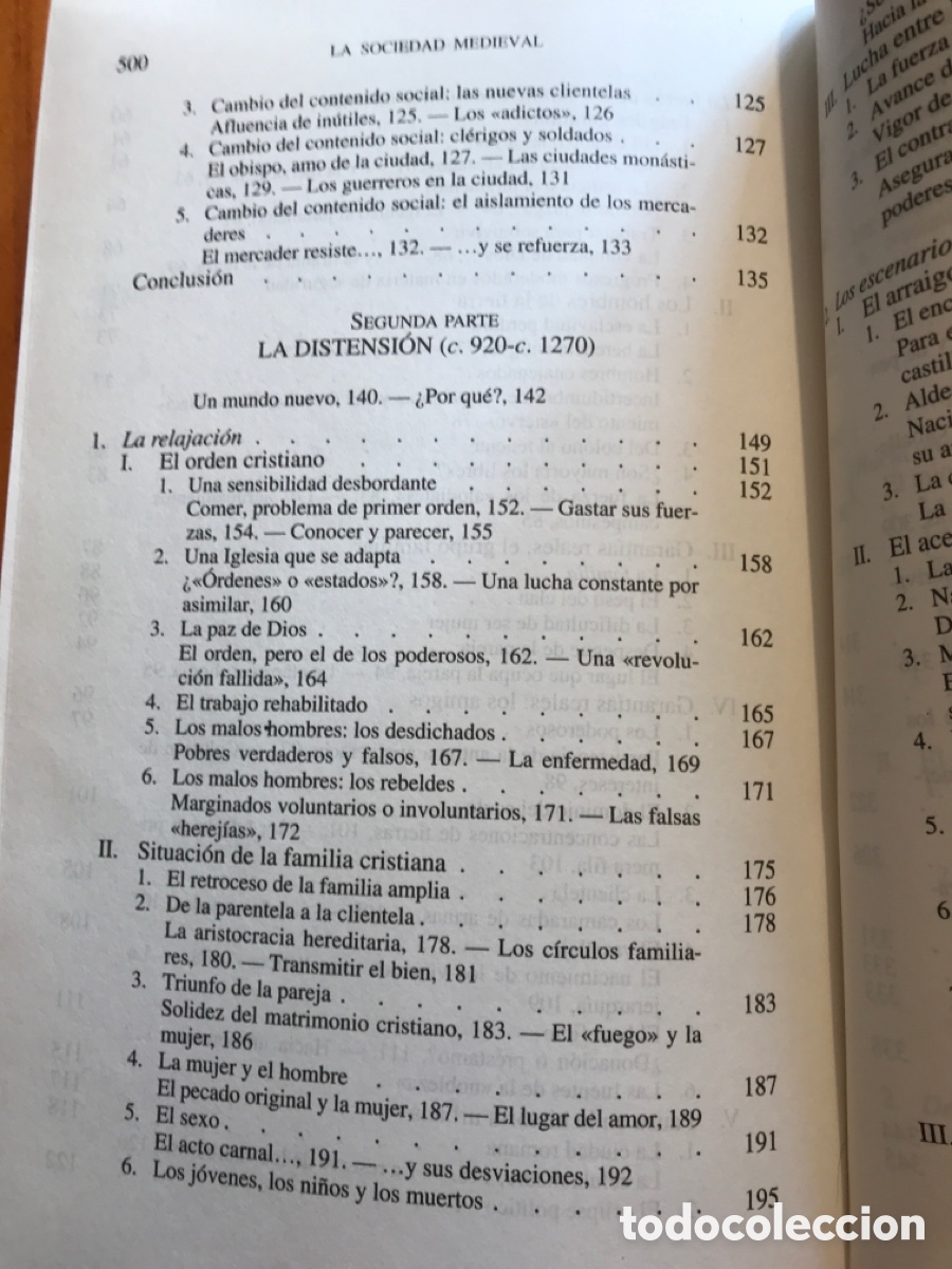 Libros de segunda mano: La sociedad medieval / Fossier / Critica - Foto 6