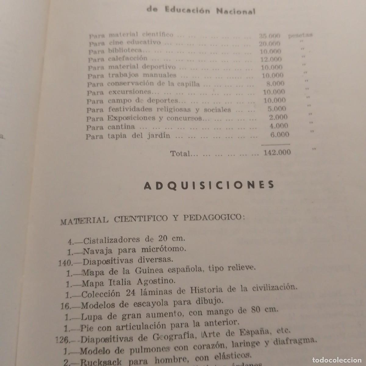 Libros de segunda mano: 2 cuadernos Instituto Cardenal Cisneros 1947/48 /49 - Foto 5