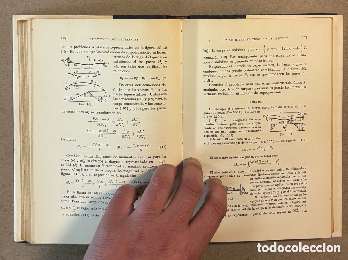 Libros de segunda mano: RESISTENCIA DE MATERIALES 1 & 2. S. TIMOSHENKO. ESPASA CALPE. 2 TOMOS. - Foto 6