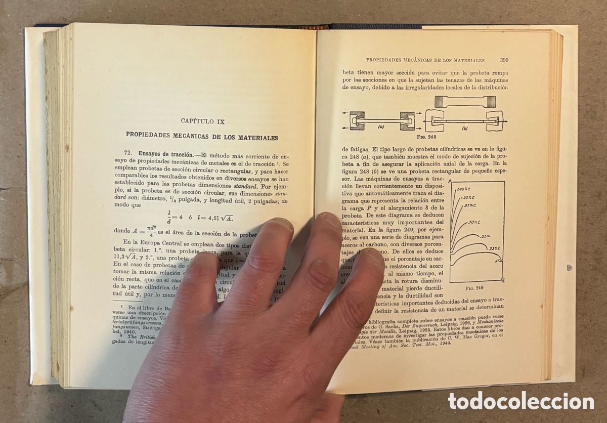Libros de segunda mano: RESISTENCIA DE MATERIALES 1 & 2. S. TIMOSHENKO. ESPASA CALPE. 2 TOMOS. - Foto 14