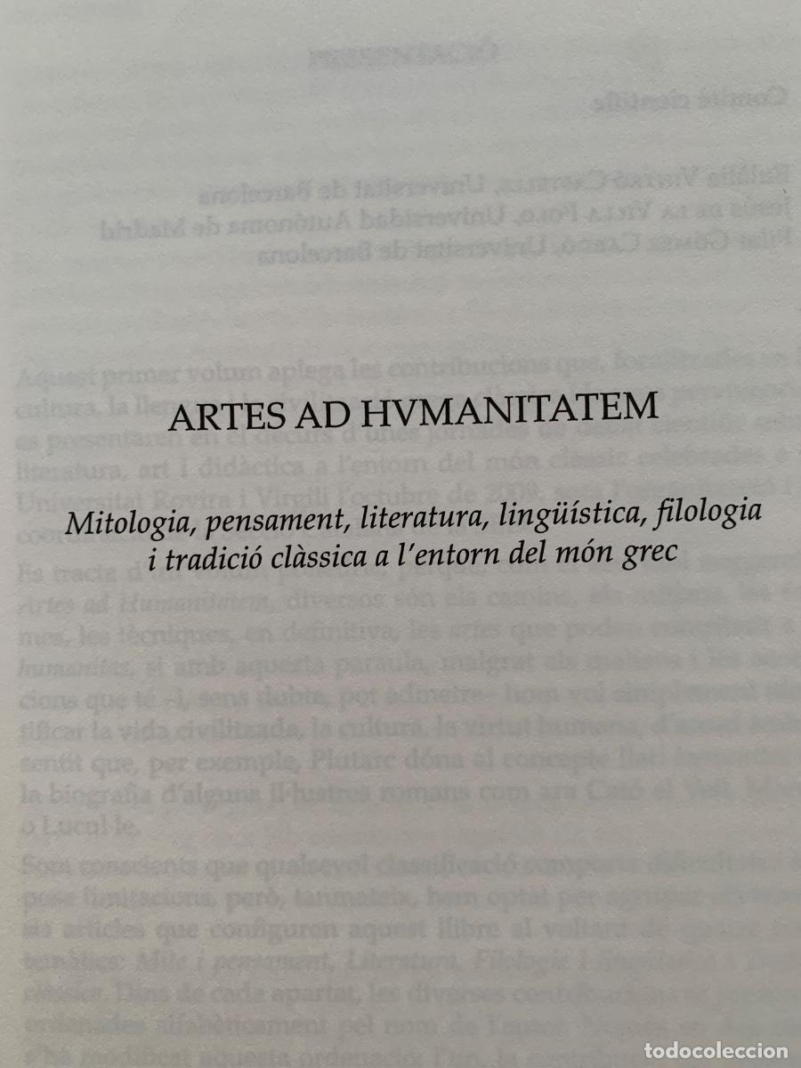 Libros de segunda mano: Artes ad Humanitatem (Bols 48) - Foto 2