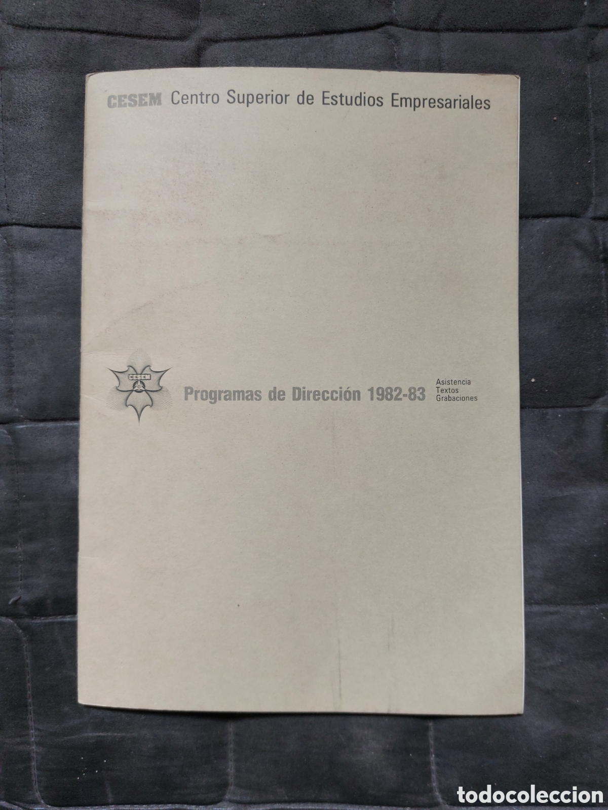 Libros de segunda mano: LIBRILLO PROGRAMAS DE DIRECCION 1982-1983 - Foto 1