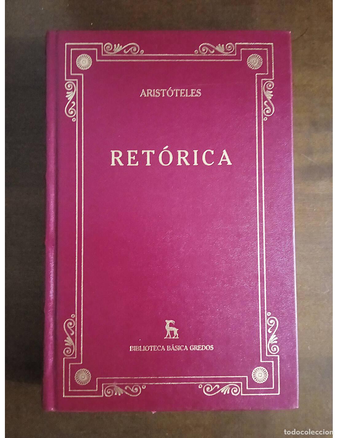 Libros de segunda mano: RET&Oacute;RICA. ARIST&Oacute;TELES. Editorial Gredos. 2000. - Foto 1