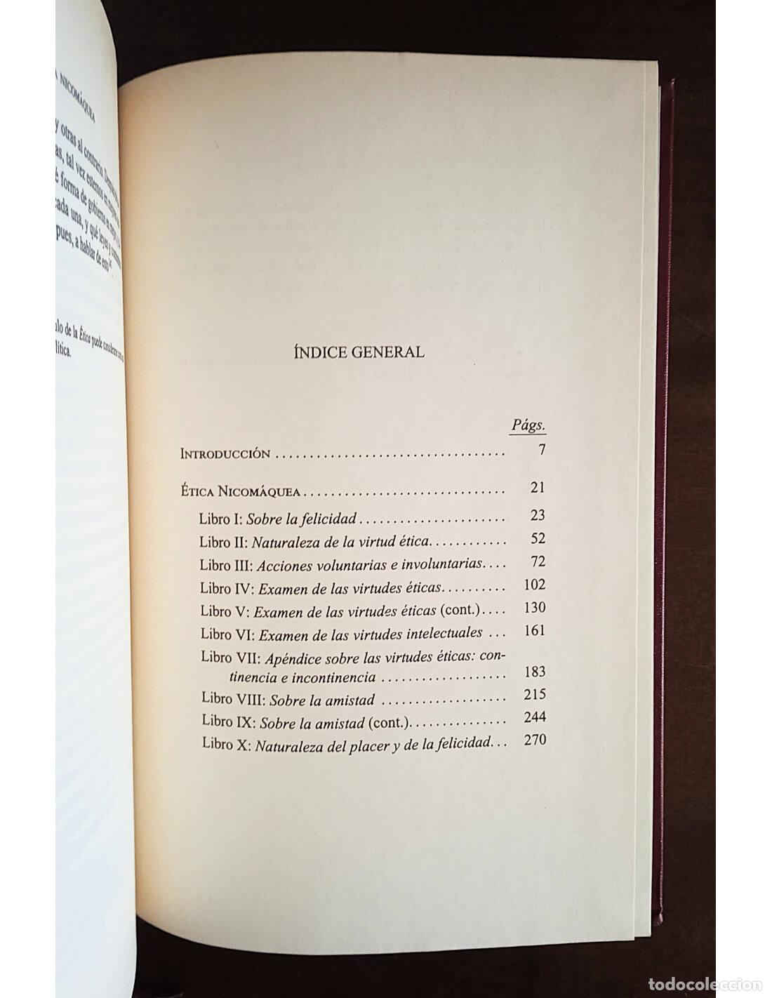 Libros de segunda mano: &Eacute;TICA NICOM&Aacute;QUEA. ARIST&Oacute;TELES. Editorial Gredos. 2000. - Foto 4