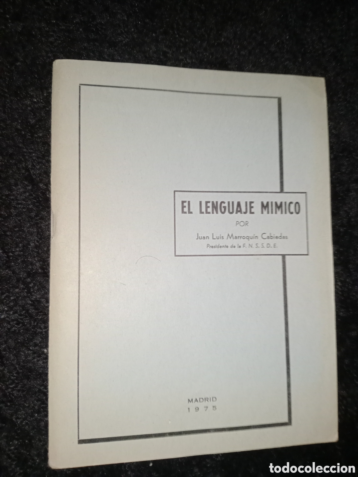 Libros de segunda mano: Toreteblanco el lenguaje m&iacute;mico juan luis Marroqu&iacute;n cabiedas - Foto 1