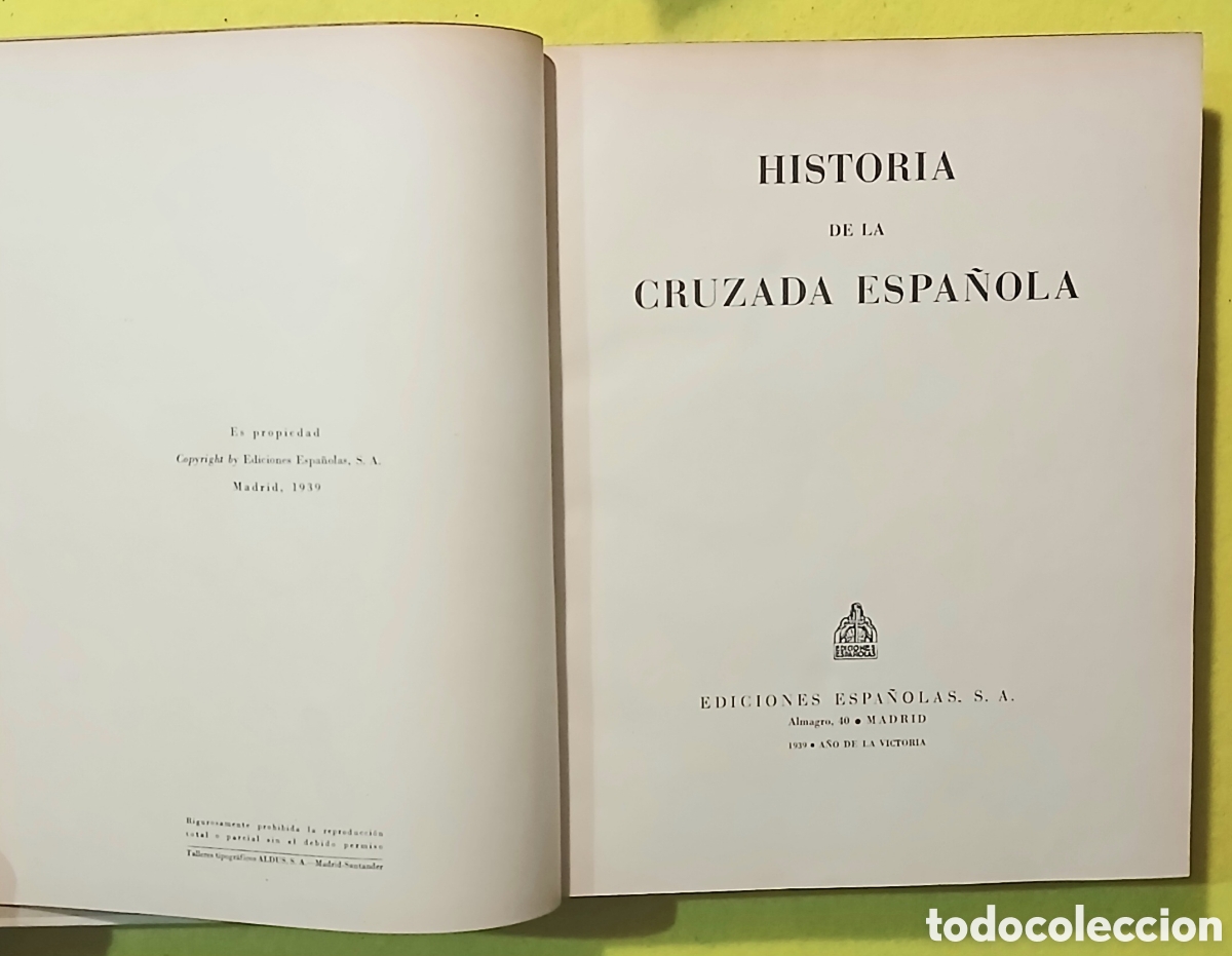 Libros de segunda mano: Historia de la Cruzada Espa&ntilde;ola - Foto 2