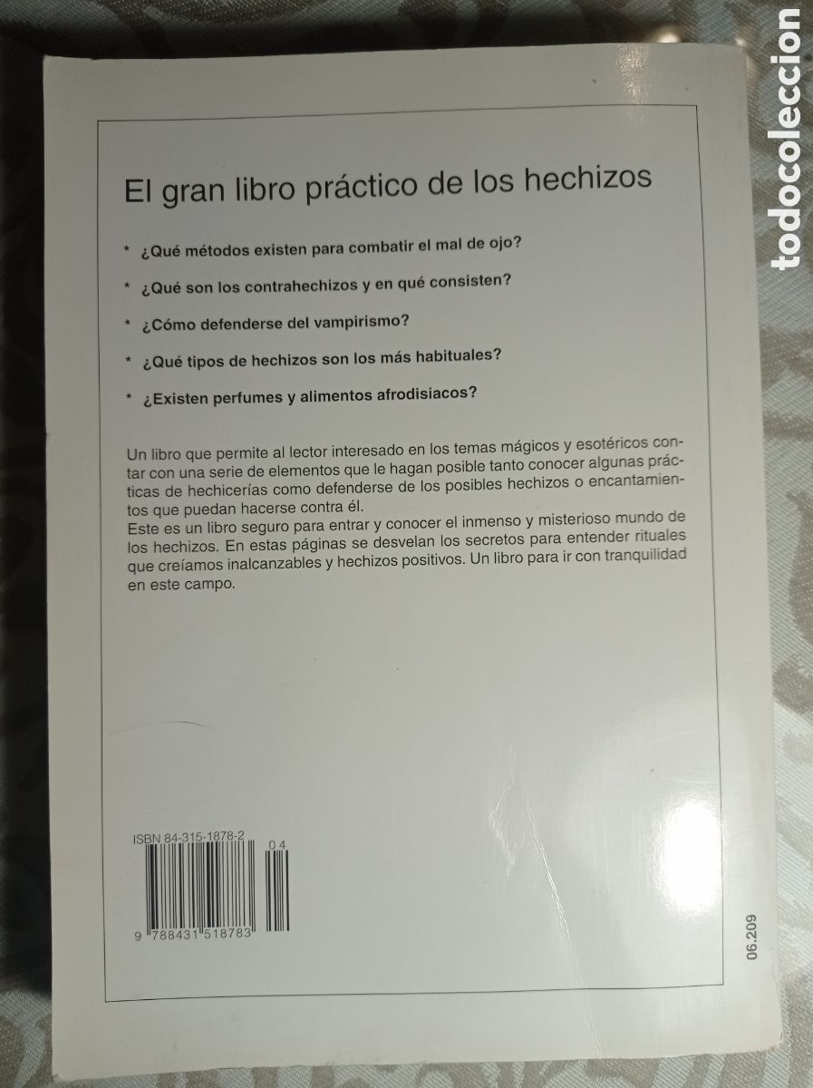 Libros de segunda mano: EL GRAN LIBRO PR&Aacute;CTICO DE LOS HECHIZOS. - Foto 5