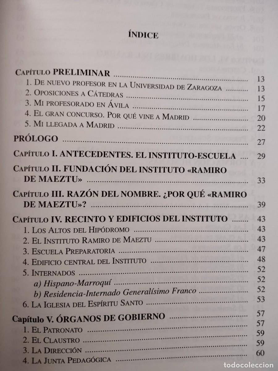 Libros de segunda mano: Historia del Instituto Ramiro de Maeztu de Madrid. - Foto 2