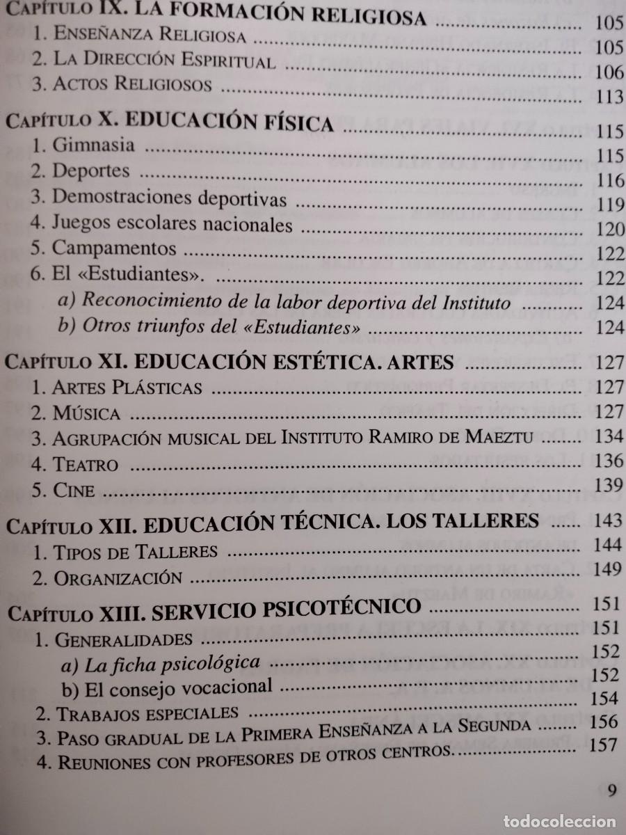 Libros de segunda mano: Historia del Instituto Ramiro de Maeztu de Madrid. - Foto 6