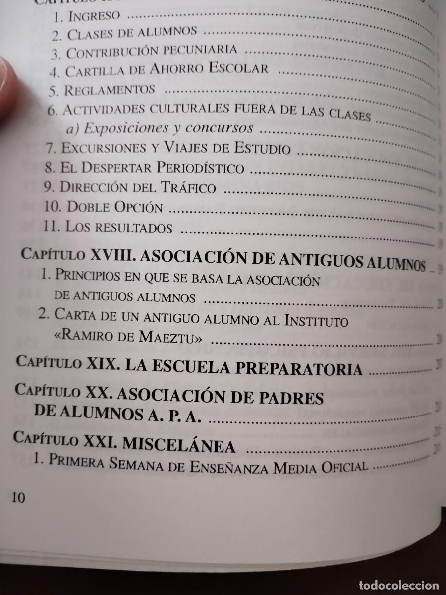 Libros de segunda mano: Historia del Instituto Ramiro de Maeztu de Madrid. - Foto 8