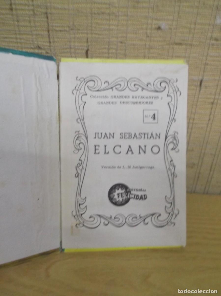 Libros de segunda mano: Juan Sebastian Elcano versi&oacute;n de L.M Astigarraga.N&ordm;4. 1963 - Foto 2